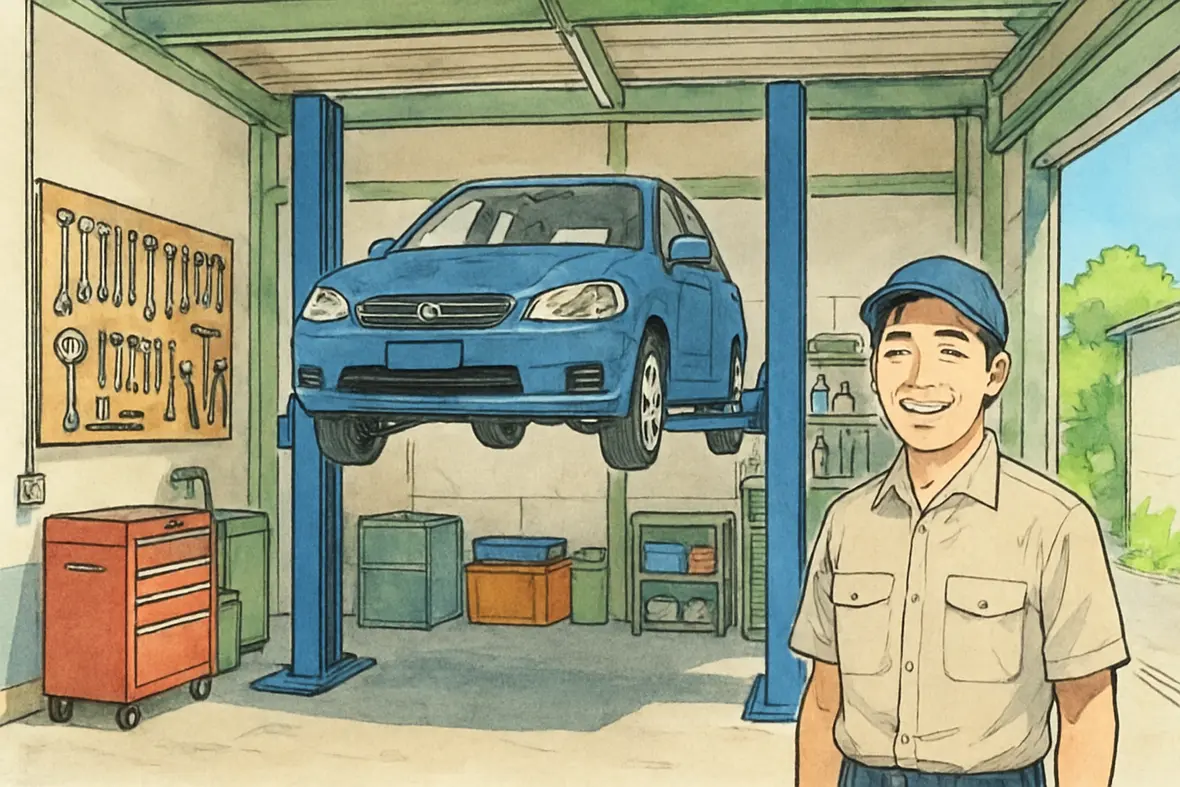自動車整備・車検工場の店内のイメージ