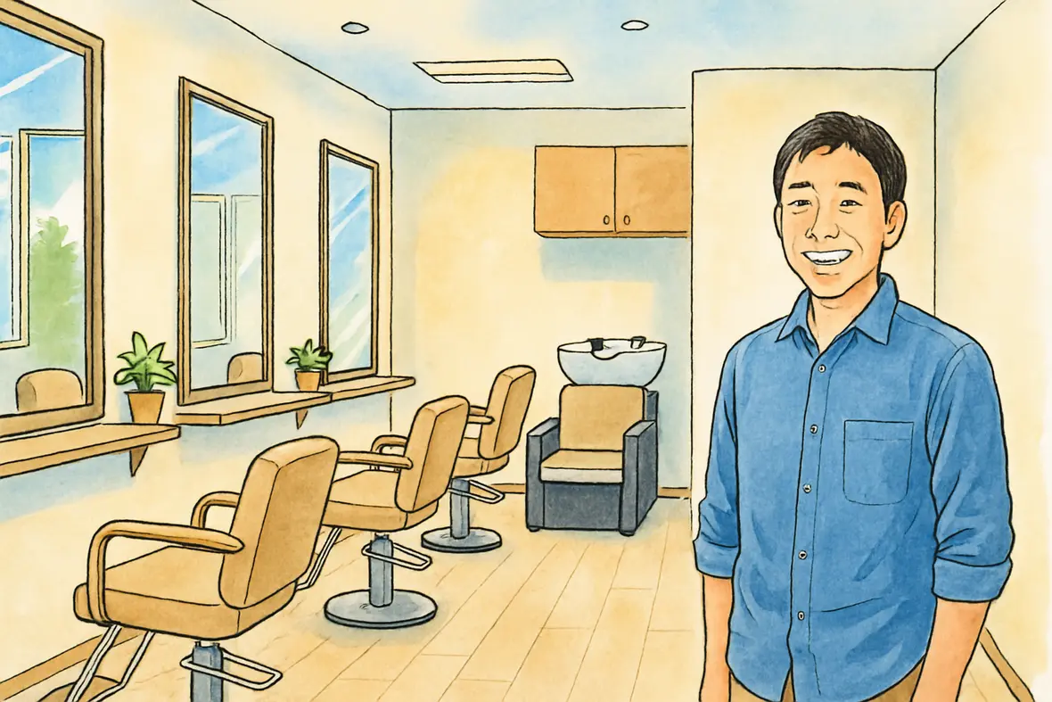 美容室・サロンの店内のイメージ